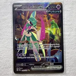 Iron Valiant EX 249/182 Sv04 - Paradox Rift SIR HOLO- NM - Pokemon Card - TCG - Image 1