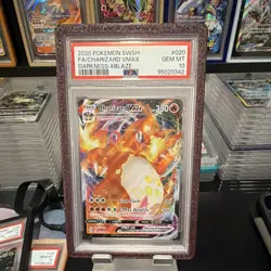The Pokemon Company Charizard VMAX 020/189 Darkness Ablaze Holo Full Art PSA 10 - Image 1