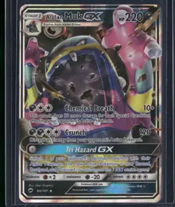 Alolan Muk GX 84/147 Holo GX Rare Burning Shadows Pokemon Holo Near Mint - Image 1