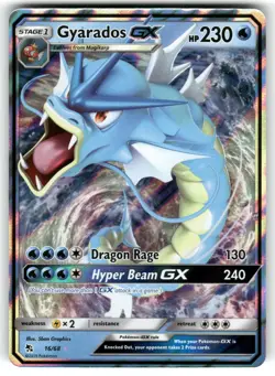 Gyarados GX 16/68 Holo GX Rare Hidden Fates Pokemon Near Mint - Image 1