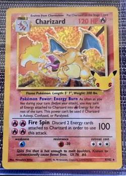 Charizard Base Set Holo Rare Card 4/102 Unplayed Not Graded NM - Image 1