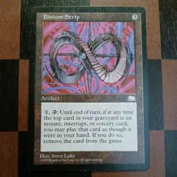 Mtg Bosium Strip LP Weatherlight Card Reserved List Rare - Image 1