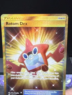Pokemon Card Rotom Dex 159/149 Secret Rare Sun & Moon Bad Set Near Mint - Image 2