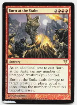 Burn at the Stake 130 Rare Avacyn Restored Magic: The Gathering Near Mint - Image 1