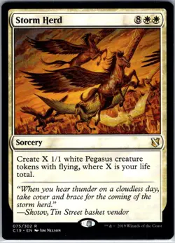 Storm Herd - 75 - Commander 2019 - Magic MTG - NM - B3G1 - Image 1