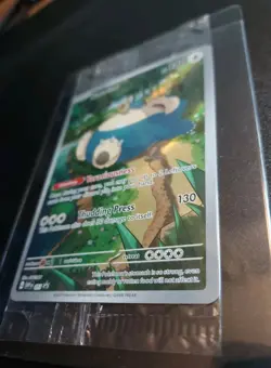 Sealed Snorlax 151 Pokemon Black Star Promo Card ETB SVP 051 En - Image 2