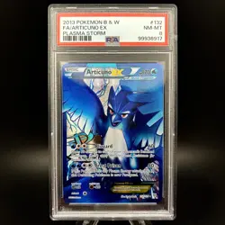 Pokemon Articuno EX Full Art 2013 B&W Plasma Storm #132 PSA 8 NM-MT - Image 1