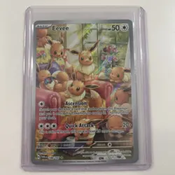 2024 Pokemon Eevee 188/167 Sv06 Twilight Masquerade Illustration Rare Holo NM - Image 1