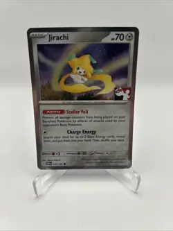 126/182 Jirachi Prize Pack Series 5 Stamped Pokemon TCG Paradox Rift Cosmos Holo - Image 1
