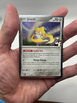 126/182 Jirachi Prize Pack Series 5 Stamped Pokemon TCG Paradox Rift Cosmos Holo - Image 3