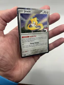 126/182 Jirachi Prize Pack Series 5 Stamped Pokemon TCG Paradox Rift Cosmos Holo - Image 5
