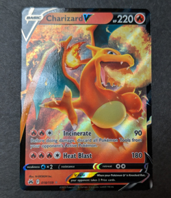Pokemon TCG Charizard V 018/159 Crown Zenith Holo Full Art Ultra Rare ENG - Image 1