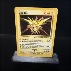 Wizards of the Coast Pokemon TCG Fossil Zapdos 20/62 Holo Rare 90 HP 1999 - Image 1
