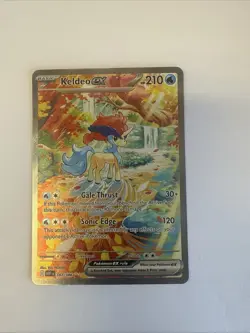 Pokemon TCG Keldeo ex 167/086 Sv: White Flare SIR Holo - NM - Image 1