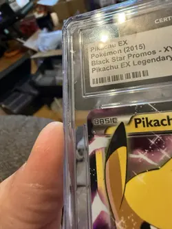 Pikachu EX XY84 CGC 9 2015 Black Star Promo Pokemon Card *some slab scratches* - Image 4