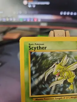 Pokemon Scyther TCG Jungle Non-Holo Rare Card 26/64 Unlimited LP - Image 2