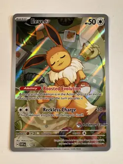 Eevee (Pokemon Center Exclusive) 173 Holo Promo Scarlet & Violet Promo Pokemon - Image 1