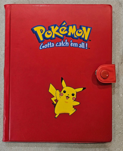 Vintage Pokemon Card Lot 7 Cards + Original Red Pokemon Binder Album WOTC - Image 3
