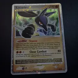 Nintendo Pokemon TCG Lucario LV.X DP12 Pokemon Promos Holo Level Up Eng 2007 - Image 1