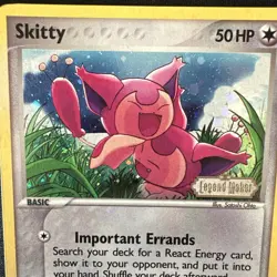 Pokemon TCG Skitty Legend Maker STAMPED Reverse Holo Rare 64/92. - Image 2
