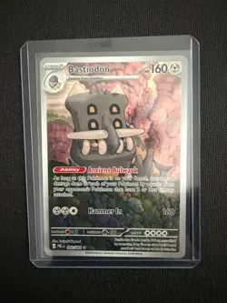 Pokemon TCG: Bastiodon 93/84 Illustration Rare Pokemon Pitch Black Near Mint - Image 1