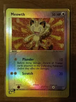 Pokemon Meowth 42/95 Ex Team Magma Vs Team Aqua Reverse Holo 2004 English - Image 1
