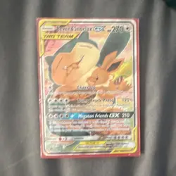Pokemon Company Eevee & Snorlax GX 171/181 Team Up TAG TEAM Full Art Holo - Image 1