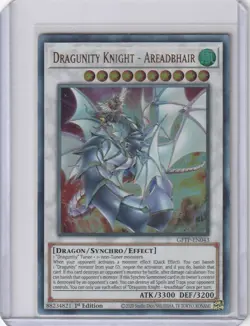 Yugioh GFTP-EN043 Dragunity Knight – Areadbhair – Ultra Rare 1st Edition - Image 1