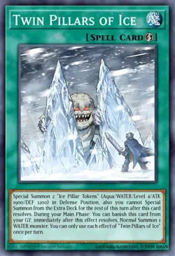 Twin Pillars of Ice BLMM-EN032 1st ED Yu-Gi-Oh! ULTRA RARE - Image 1