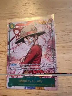 One Piece CCG Monkey.D.Luffy OP13-118 Foil Alternate Art Secret Rare - Image 1