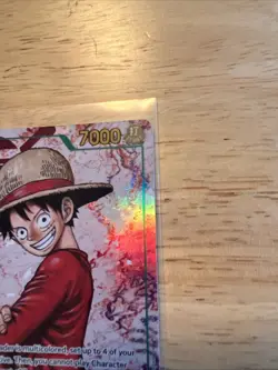 One Piece CCG Monkey.D.Luffy OP13-118 Foil Alternate Art Secret Rare - Image 2