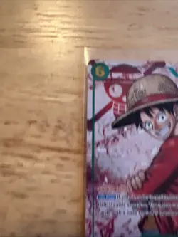 One Piece CCG Monkey.D.Luffy OP13-118 Foil Alternate Art Secret Rare - Image 3