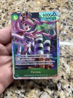 Perona OP14-033 (Foil) (SR) One Piece The Azure Sea's Seven (OP14) MINT!! - Image 1