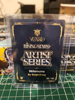 VCard Rising Stars 1st Edition Nihmune Art Series Box Topper - Image 2
