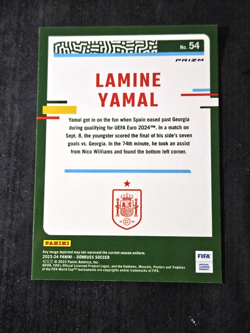 2023-24 Panini Donruss Optic Rated Rookie Holo Prizm Lamine Yamal #54 GRADE ME - Image 2