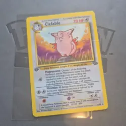 Pokemon - Clefable 17/64 Rare Jungle Pokemon 1st Edition MP - Image 1