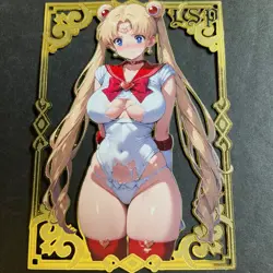 Goddess Story Gold METAL Card - Serial Number #169/200! Anime Sailor **READ** - Image 1