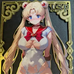 Goddess Story Gold METAL Card - Serial Number #169/200! Anime Sailor **READ** - Image 2