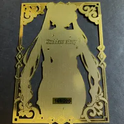 Goddess Story Gold METAL Card - Serial Number #169/200! Anime Sailor **READ** - Image 5
