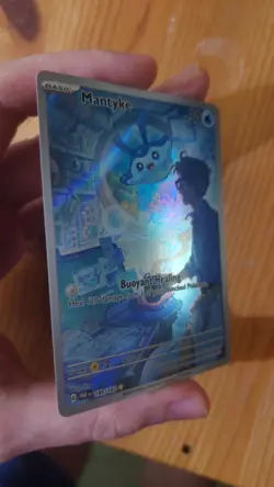 Mantyke 189/182 Paradox Rift Illustration Rare Mint Condition Pokemon TCG Card - Image 4