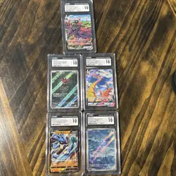 Lot Of 5 CGC Graded Pokemon Cards CGC 10 Gem Mint Japanese - Image 1