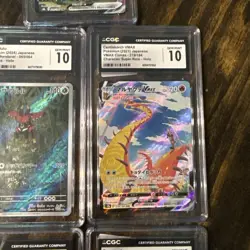 Lot Of 5 CGC Graded Pokemon Cards CGC 10 Gem Mint Japanese - Image 4