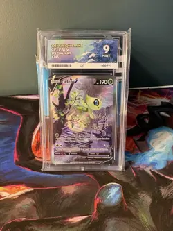 Pokemon TCG Celebi v Fusion Strike Card 245/264 Ace 9 Mint - Image 1