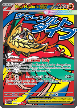 Pokemon Mega Hawlucha ex 268/217 Ascended Heroes MEGA ATTACK RARE Holo EN M/NM - Image 1