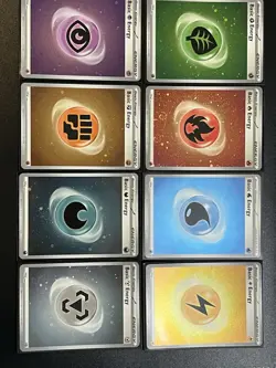 151 Cosmos Holo Energy Set 8 Card NM Full Set Collection Pokemon SV SVE 001-008 - Image 1