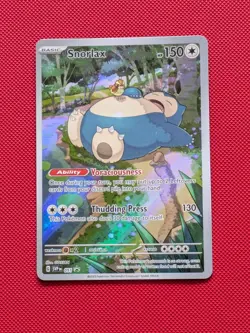 Pokemon TCG Card Snorlax 051 SVP EN Black Star Promo 151 ETB Holo 2023 NM - Image 1