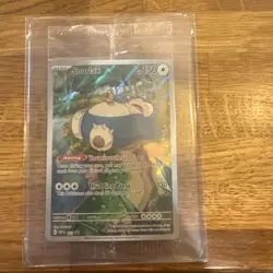 Pokemon TCG Snorlax SVP 051 Scarlet & Violet 151 Black Star Promo Card - Sealed - Image 1