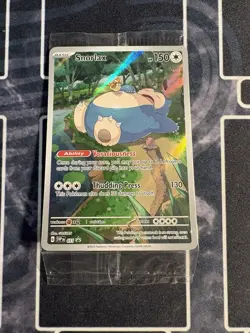 Sealed - Snorlax SVP 051 Scarlet & Violet 151 Black Star Promo Card - Image 1