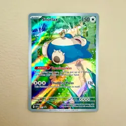 SNORLAX SVP EN 051 Black Star Promo Scarlet & Violet Pokemon 151 Card - Image 1