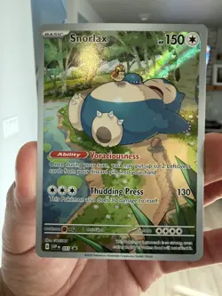 SNORLAX SVP EN 051 Black Star Promo Scarlet & Violet Pokemon 151 Card - Image 1